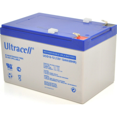 Батарея до ДБЖ Ultracell 12V-12Ah, AGM (UCG12-12)