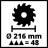 Торцювальна пила Einhell TC-MS 216 (4300370)