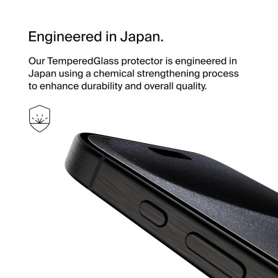 Скло захисне Belkin iPhone 15 Pro Max TemperedGlass (OVA138ZZ)
