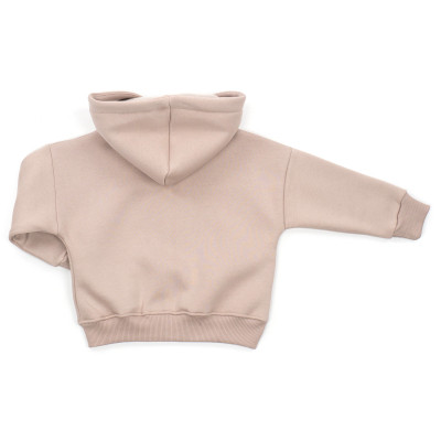 Спортивний костюм дитячий Toontoy флісовий з капюшоном (24271-98B-beige)