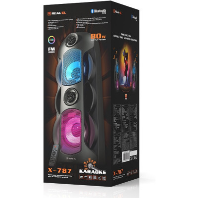 Акустична система REAL-EL X-787 Black