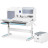 Парта Mealux Winnipeg Multicolor Plus WG Blue (BD-630 WG+BL з тумбою)