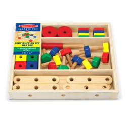 Розвиваюча іграшка Melissa&amp;Doug Деревянный строительный конструктор (MD5151)
