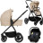 Коляска Lionelo 3 в 1 MERIL 3IN1 BEIGE SAND (LO-MERIL 3IN1 BEIGE SAND)