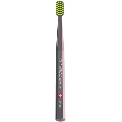 Дитяча зубна щітка Curaprox CS Smart Ultra Soft Ультрам&#039;яка (від 5 років) Коричневий - Жовтий (CS Smart-03)
