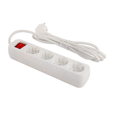 Мережевий фільтр живлення ColorWay CW-PSEA42W/ 2M white (CW-PSEA42W)