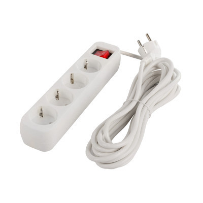 Мережевий фільтр живлення ColorWay CW-PSEA42W/ 2M white (CW-PSEA42W)