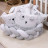 Дитячий постільний набір Верес Smiling animals white-gray new (216.07.110*90)