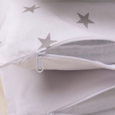 Дитячий постільний набір Верес Smiling animals white-gray new (216.07.110*90)