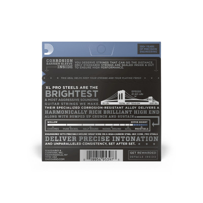 Струни для гітари D&#039;Addario XL ProSteels Super Light (9-42) (EPS520)