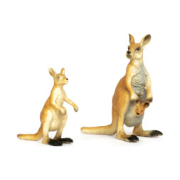 Фігурка Kids Team набір Кенгуру c малюком і з кенгурятком (Q9899-A38_3)