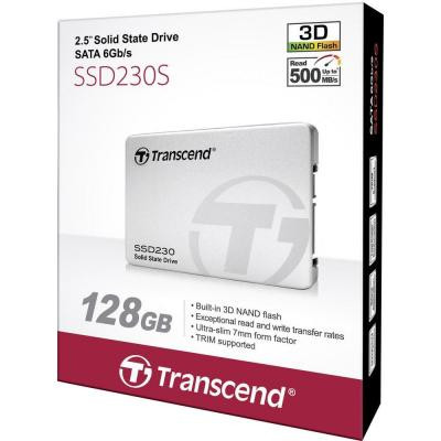 Накопичувач SSD 2.5&quot; 128GB Transcend (TS128GSSD230S)