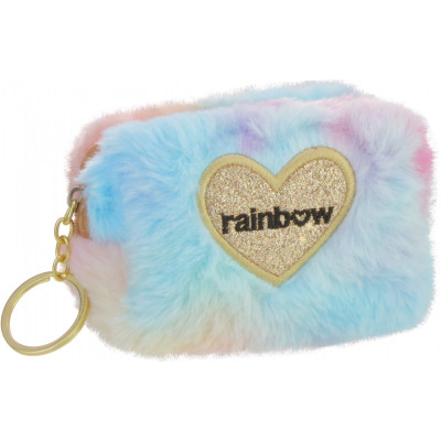 Гаманець дитячий Cool For School Брелок пухнастий Rainbow (CF87109)