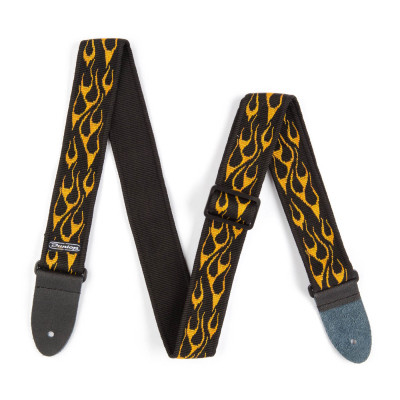 Ремінь для гітари Jim Dunlop Classic Strap Flambe Orange / Yellow (D38-11OY)