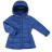 Куртка дитяча Snowimage подовжена з капюшоном і квіточками (SICY-G107-110G-blue)