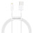 Дата кабель USB 2.0 AM to Lightning 1.5m Superior Fast Charging 2.4A white Baseus (CALYS-B02)