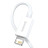 Дата кабель USB 2.0 AM to Lightning 1.5m Superior Fast Charging 2.4A white Baseus (CALYS-B02)