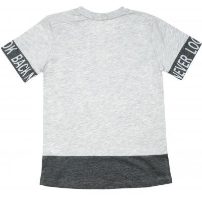 Футболка дитяча Breeze &quot;NEVER LOOK BACK&quot; (14311-146B-gray)