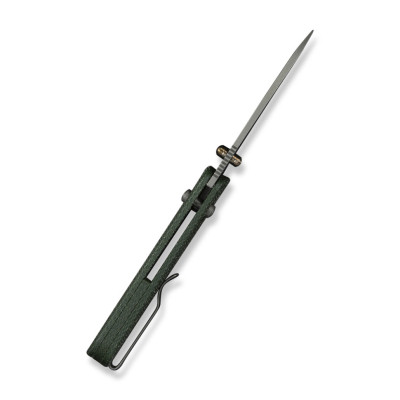 Ніж Weknife Banter 2, Green Mikarta, Stonewash (WE23075-3)