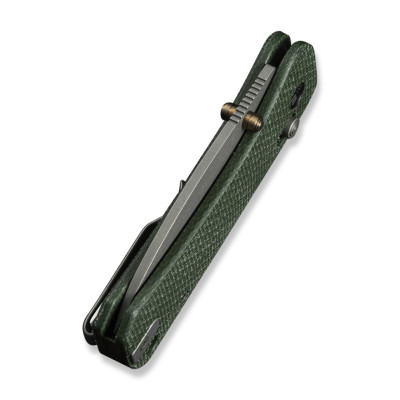 Ніж Weknife Banter 2, Green Mikarta, Stonewash (WE23075-3)