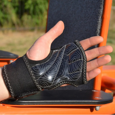 Рукавички для фітнесу MadMax MFG-303 MAXGRIP Neoprene Wraps Black/Grey L/XL (MFA-303_L/XL)