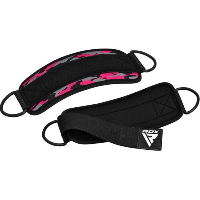 Манжета для тяги RDX A4 Gym Ankle Pro Camo Pink-pair (WAN-A4CP-P)
