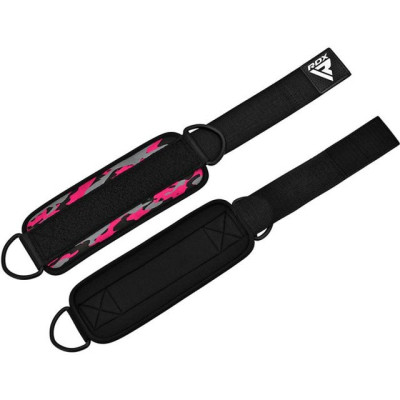 Манжета для тяги RDX A4 Gym Ankle Pro Camo Pink-pair (WAN-A4CP-P)