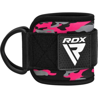Манжета для тяги RDX A4 Gym Ankle Pro Camo Pink-pair (WAN-A4CP-P)