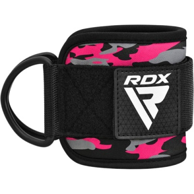 Манжета для тяги RDX A4 Gym Ankle Pro Camo Pink-pair (WAN-A4CP-P)