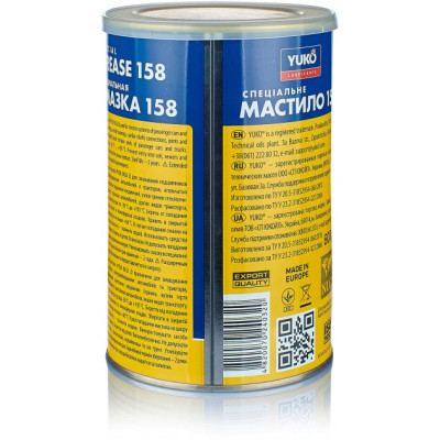 Мастило автомобільне Yuko 158  0,8кг/1л (4820070240320)