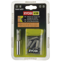 Набір біт Ryobi RAK16FP 15шт, 25мм, магнітний тримач 60мм (5132002679)