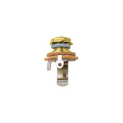 Вихідний роз&#039;єм для гітари Paxphil 1/4 Output Jack (Gold) (JC12/2P)