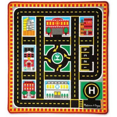 Дитячий килимок Melissa&amp;Doug Рятувальні автомобілі з машинками (MD19406)