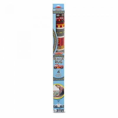 Дитячий килимок Melissa&amp;Doug Рятувальні автомобілі з машинками (MD19406)