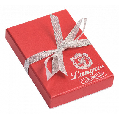 Ручка кулькова Langres набір ручка + гачок для сумки Elegance Червоний (LS.122029-05)