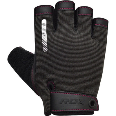 Рукавички для фітнесу RDX T2 Half Pink M (WGA-T2HP-M)