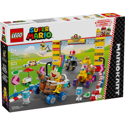 Конструктор LEGO Super Mario Mario Kart – Baby Peach &amp; Grand Prix. Набір (72036)