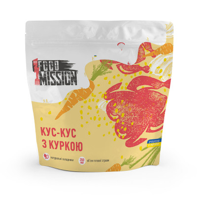 Їжа швидкого приготування Food Mission Кус-кус з куркою 110 г (fm.30696)