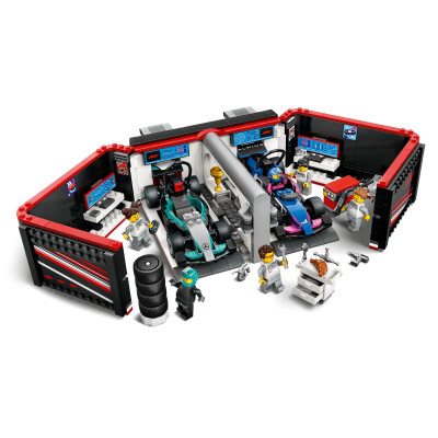 Конструктор LEGO City Гараж F1 та автомобілі Mercedes-AMG і Alpine (60444)