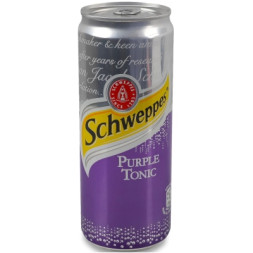 Напій Schweppes Purple Tonic 330 мл ж/б (5449000167576)