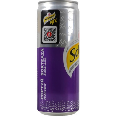 Напій Schweppes Purple Tonic 330 мл ж/б (5449000167576)