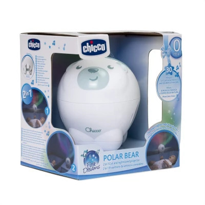 Нічник Chicco проектор First Dreams Полярне ведмежа Блакитний (11558.20)