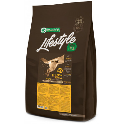 Сухий корм для собак Nature&#039;s Protection Lifestyle Grain Free Salmon with krill Starter For Puppies 1 (NPLS45683)