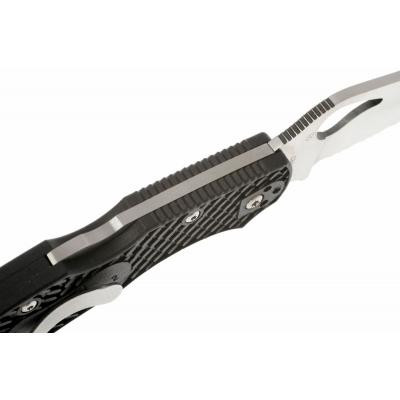 Ніж Spyderco Byrd Cara Cara 2, FRN, полусеррейтор (BY03PSBK2)