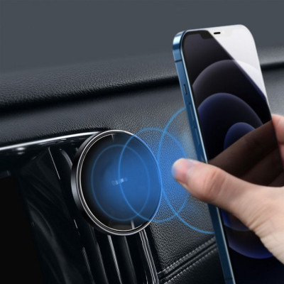 Універсальний автотримач Baseus for Dashboards and Air Outlets, black (SULD-01)