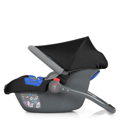 Автокрісло El Camino Newborn+ ME 1043 0-13 кг Royal Grey (ME 1043 NEWBORN+ royal g)