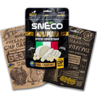 Сир сушений snEco Моцарелла 28 г (4823095809190)