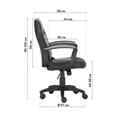 Крісло ігрове GT Racer X-1414 Gray/Gray (X-1414 Fabric Gray/Gray)