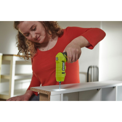 Викрутка акумуляторна Ryobi RSDP4-120G 4В, USB, Lithium, 1х2Ah, 5Нм, 200об/хв, поворотна ручка (5133005958)