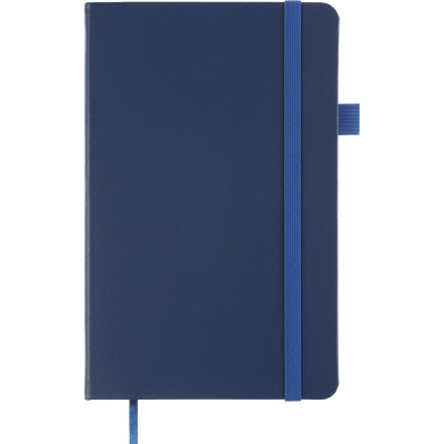 Книга записна Buromax Etalon 125x195 мм 96 аркушів в лінію обкладинка зі штучної шкіри Синя (BM.291260-02)